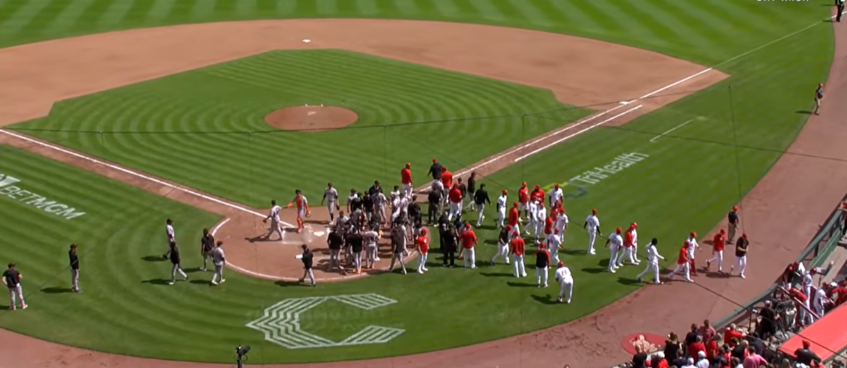 Fight Breaks Out at Red-Giants Game as 28YO Pitcher Loses Cool After Shutout Win