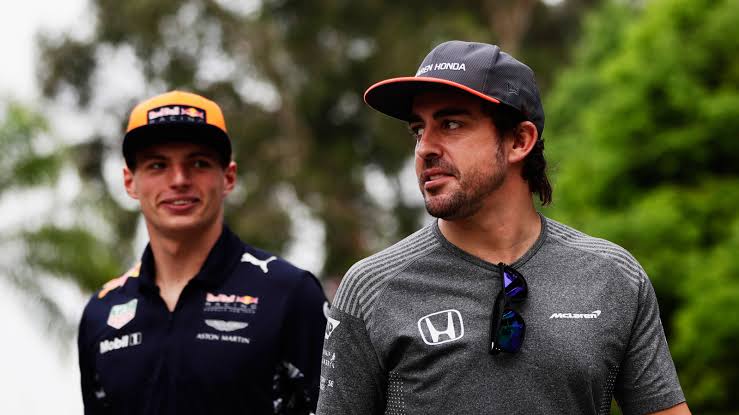 WATCH: Alonso & Ricciardo Go Through the Motions After Max Verstappen ...
