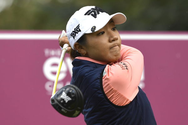 170917 EVIAN LES BAINS Sept 17 2017 Lydia Ko of New Zealand prepares to play a shot durin