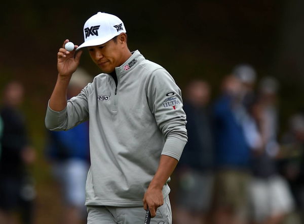 June 23, 2018 &#8211; Cromwell, CT, USA &#8211; James Hahn acknowledges the crowd after finishing play on the 15