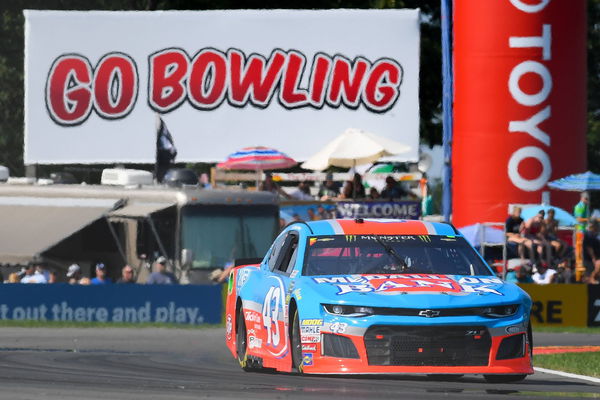 August 5, 2018: Monster Energy NASCAR Motorsport USA Cup Series driver Bubba Wallace 43 during the M