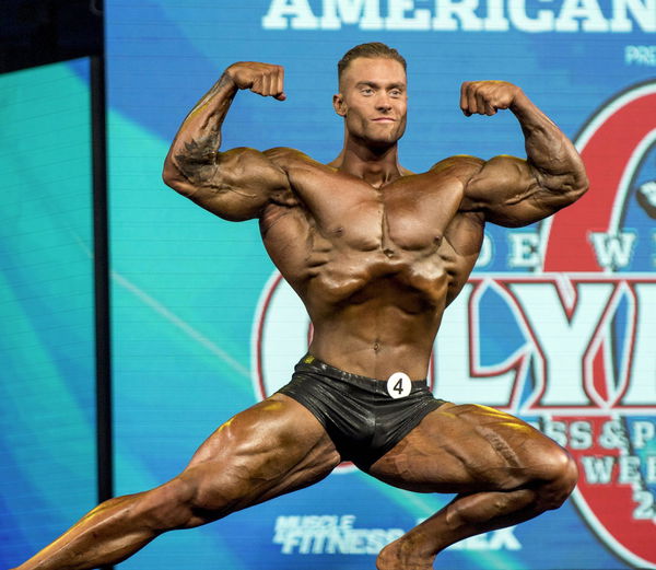 September 14, 2018 &#8211; Las Vegas, Nevada, U.S. &#8211; Second place finisher CHRIS BUMSTEAD of Canada poses