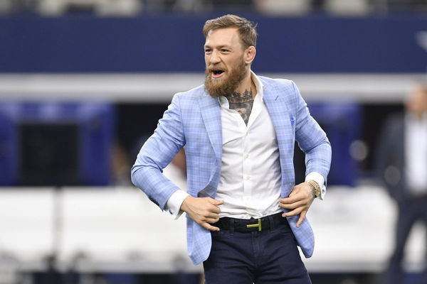 October 14, 2018: Former UFC Champion Connor McGregor prior to the the NFL American Football Herren