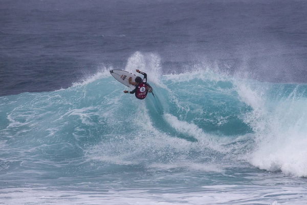 February 2, 2019 &#8211; Oahu, Hawaii, U.S. &#8211; 16 year old ELI HANNEMAN of Hawaii advances in 1st to round