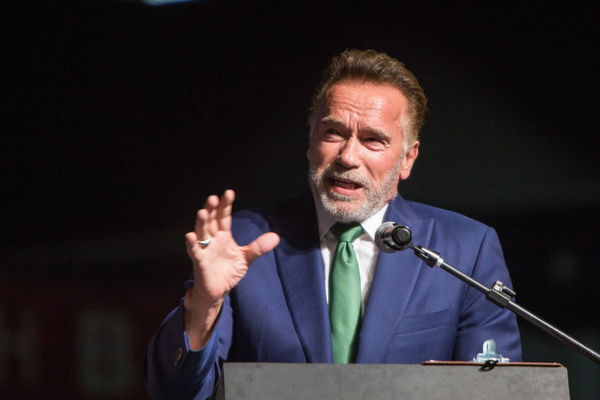 Arnold South Am?rica S?O PAULO SP 13 04 2019 ARNOLD SOUTH AM?RICA Arnold Schwarzenegger during