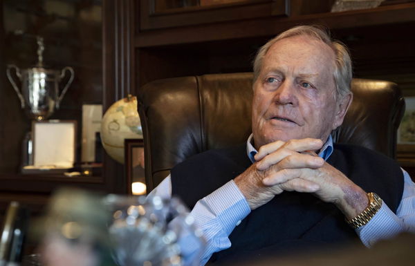 January 14, 2020, Lost Tree Village, Florida, USA: Legendary golfer Jack Nicklaus talks about turnin