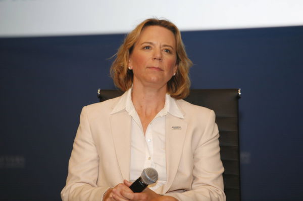 Jan 17 2012 Indian Wells California U S LPGA golf pro ANNIKA SORENSTAM spoke on a panel at