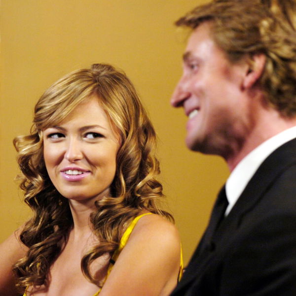 Jul 25 2005 Toronto Ontario CANADA Model PAULINA GRETZKY and father hockey legend WAYNE GRETZKY