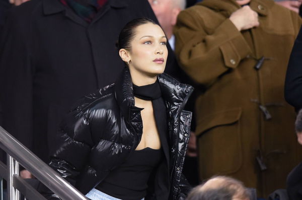 Bella Hadid CELEBRITES Paris Saint Germain vs Real Madrid CF Ligue des Champions Paris 06 03