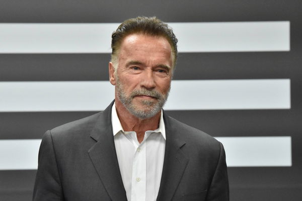 S?O PAULO SP 14 04 2019 JO?O DORIA RECEBE ARNOLD SCHWARZENEGGER The governor of S?o Paulo Jo?