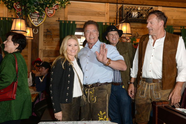 September 23, 2019, Munich, Germany: Arnold Schwarzenegger and his girlfriend Heather Milligan attending Oktoberfest in