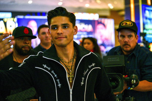 LAS VEGAS, NV &#8211; APRIL 18 &#8211; Ryan Garcia at the Gervonta Davis vs Ryan Garcia Grand Arrival at the MGM GRAND in Las Vegas,