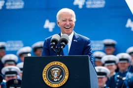 June 1, 2023, Colorado Springs, CO, United States of America: U.S President Joe Biden delivers remarks during the commen