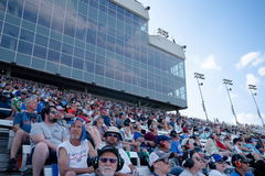 Syndication: The Tennessean Fans take in the race in the shade of the press box during the NASCAR Xfinity Series Tenness