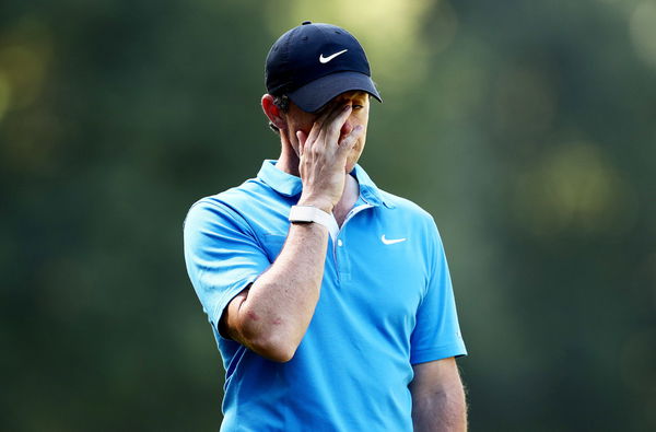 Mandatory Credit: Photo by James Marsh/BPI/Shutterstock (10417149bd) Rory Mcilroy of Northern Ireland looks dejected. BM