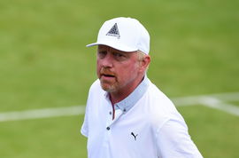 Mandatory Credit: Photo by Javier Garcia/BPI/Shutterstock (5736810cs) Boris Becker during a practice session ahead of th