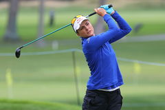 WEST CALDWELL, NJ &#8211; OCTOBER 10: Lexi Thompson tees off during the final round of the Cognizant LPGA, Golf Damen Founders