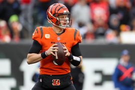 CINCINNATI, OH – JANUARY 02: Cincinnati Bengals quarterback Joe Burrow (9) looks to pass during the game against the Kan