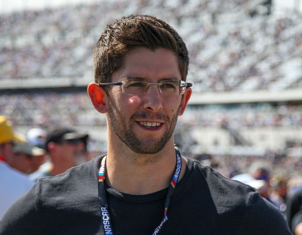 Jordan Taylor, IMSA Driver &amp; 24 Hours of Daytona Winner, at the 64th Annual Daytona 500 takes in the sights at the Dayto