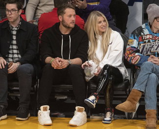 Matthew Stafford and Kelly Stafford
