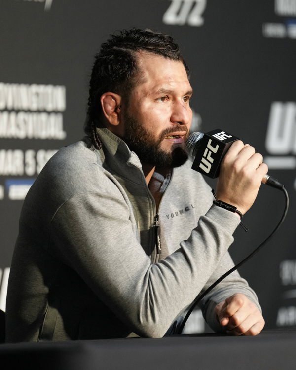 March 5, 2022, Las Vegas, NV, LAS VEGAS, NV, United States: LAS VEGAS, NV &#8211; March 5: Jorge Masvidal meets with the press