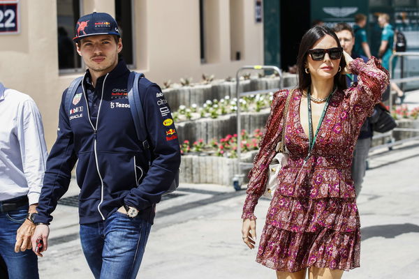 1 Max Verstappen (NLD, Oracle Red Bull Racing) with his girlfriend Kelly Piquet, F1 Grand Prix of Bahrain at Bahrain In