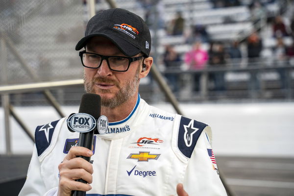 April 9, 2022, Martinsville, VA, United States of America: Dale Earnhardt Jr prepares to take to the track for the Call