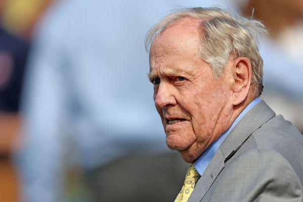 The Memorial Tournament Jack Nicklaus looks unto the green during the final round of The Memorial Tournament presented b