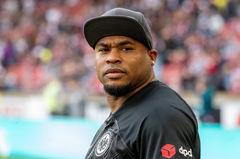 Stevonne Latrall Steve Smith Sr. (ehemaliger US-amerikanischer American-Football-Spieler). Deutschland, Stuttgart, 17.09