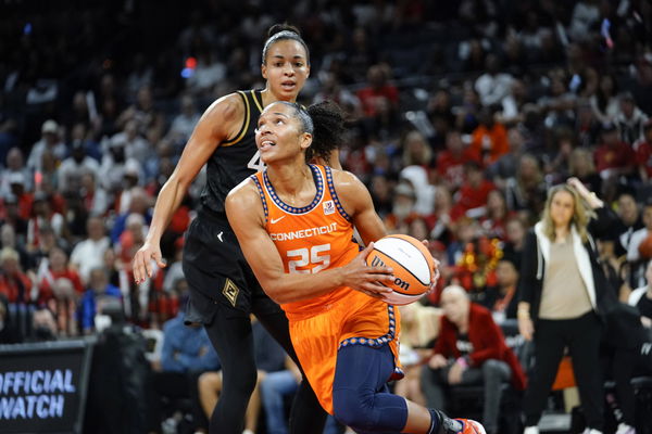 WNBA, Basketball Damen, USA Finals-Connecticut Sun at Las Vegas Aces, Sep 11, 2022; Las Vegas, Nevada, USA; Connecticut