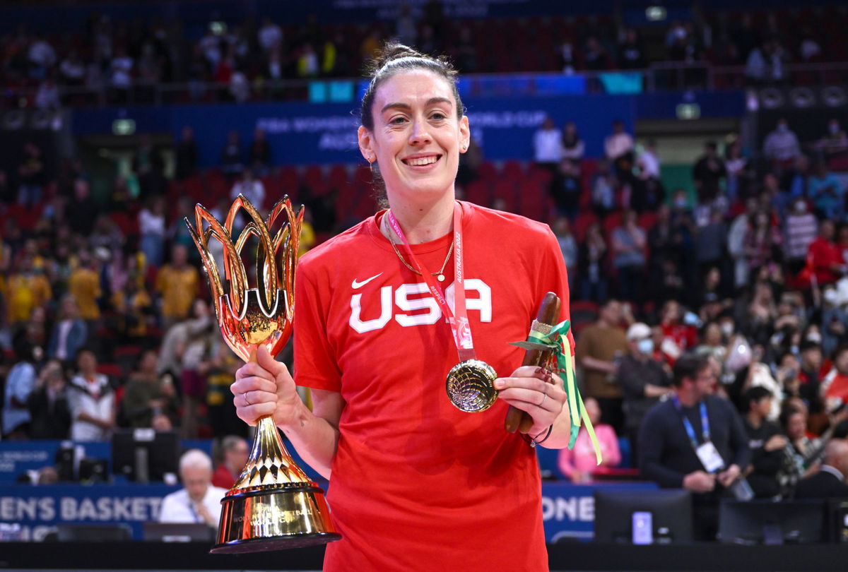 WNBA MVP Breanna Stewart Enters Rival’s Territory At F1 Grand Prix To