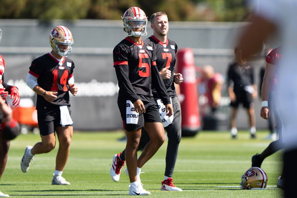 NFL, American Football Herren, USA San Francisco 49ers Training Camp, Jul 27, 2022; Santa Clara, CA, USA; San Francisco