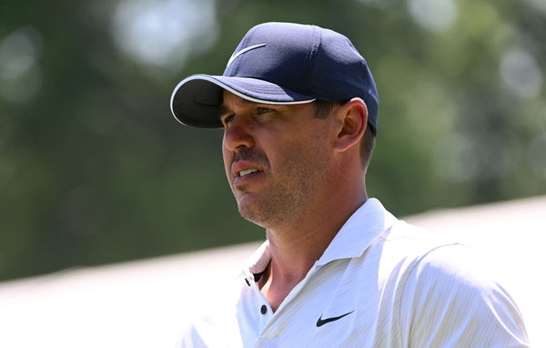 PGA, Golf Herren PGA Championship &#8211; First Round, May 19, 2022; Tulsa, Oklahoma, USA; Brooks Koepka looks on during the f