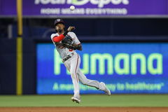 MLB, Baseball Herren, USA Washington Nationals at Miami Marlins, May 16, 2022; Miami, Florida, USA; Washington Nationals