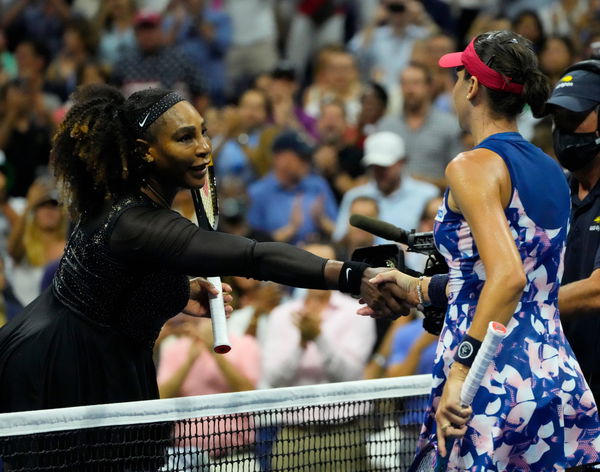 Tennis: US OPEN, Sept 2, 2022; Flushing, NY, USA; Serena Williams of the USA shakes hands after losing to Ajla Tomljanov