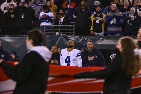 National Anthem Controversy Erupts at Cowboys-Eagles NFL Kickoff Game