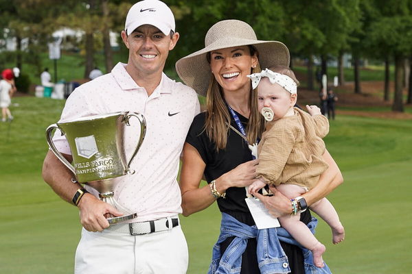 PGA, Golf Herren Wells Fargo Championship &#8211; Final Round, May 9, 2021; Charlotte, North Carolina, USA; Rory McIlroy (L) p