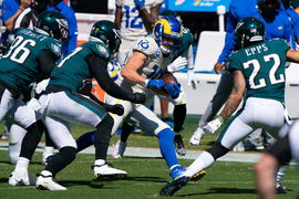 NFL, American Football Herren, USA Los Angeles Rams at Philadelphia Eagles, Sep 20, 2020; Philadelphia, Pennsylvania, US