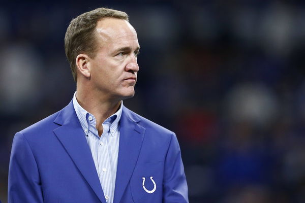 INDIANAPOLIS, IN &#8211; OCTOBER 30: Former Indianapolis Colts Quaterback Peyton Manning during an NFL, American Football Herr