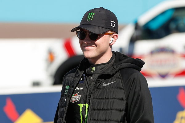 AVONDALE, AZ &#8211; NOVEMBER 05: Ty Gibbs ( 54 Joe Gibbs Racing Monster Energy Toyota) looks on before qualifying for the NAS