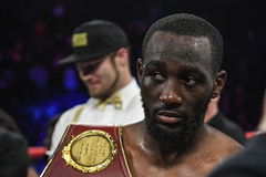 Boxing: Crawford vs Khan, Apr 20, 2019; New York, NY, USA; Terence Crawford looks on after winning his fight against Ami