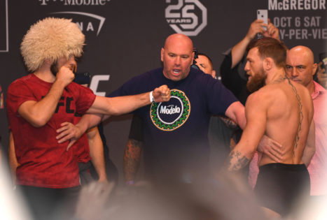 Conor McGregor and Khabib Nurmagomedv