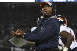 NFL, American Football Herren, USA Denver Broncos at Oakland Raiders, December 24, 2018; Oakland, CA, USA; Denver Bronco