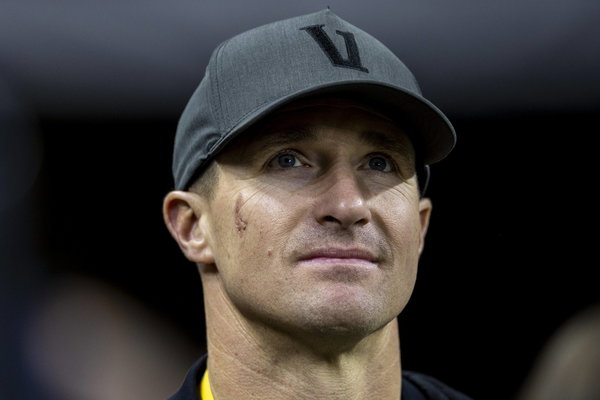 December 03, 2022: Former Purdue player Drew Brees during pregame of NCAA, College League, USA football game action betw