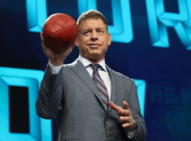NFL, American Football Herren, USA NFL Draft, Apr 26, 2018; Arlington, TX, USA; Dallas Cowboys former quarterback Troy A