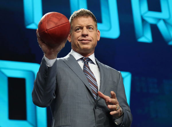 NFL, American Football Herren, USA NFL Draft, Apr 26, 2018; Arlington, TX, USA; Dallas Cowboys former quarterback Troy A