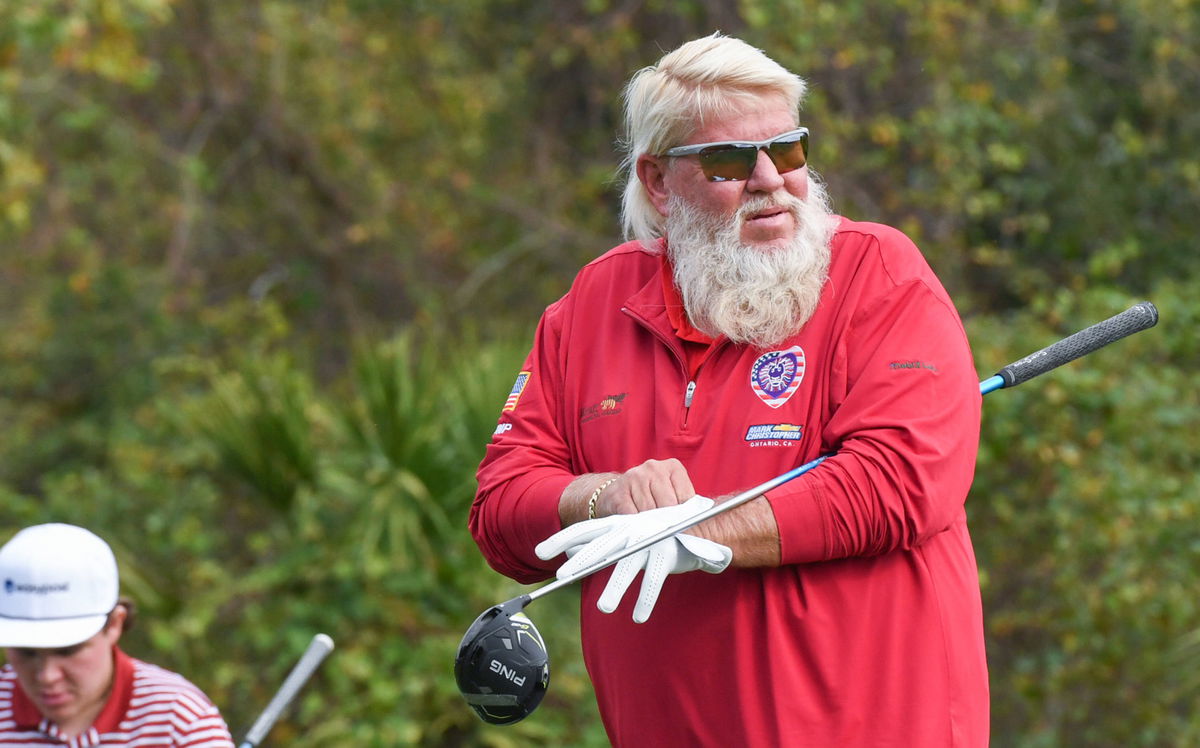 John Daly wears Hooters pants for second round of 150th Open