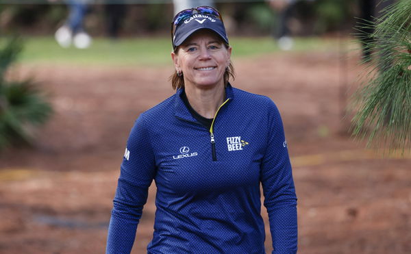 PGA, Golf Herren PNC Championship &#8211; Final Round Dec 18, 2022; Orlando, Florida, USA; Annika Sorenstam Walks up to the f