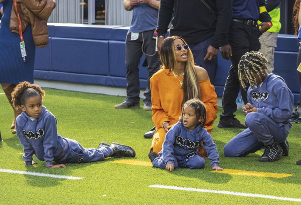 December 25, 2022, Los Angeles, California, USA: Ciara, wife of 3 Russell Wilson, QB of the Denver Broncos with children