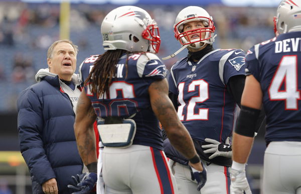 NFL, American Football Herren, USA Buffalo Bills at New England Patriots, Dec 24, 2017; Foxborough, MA, USA; New England